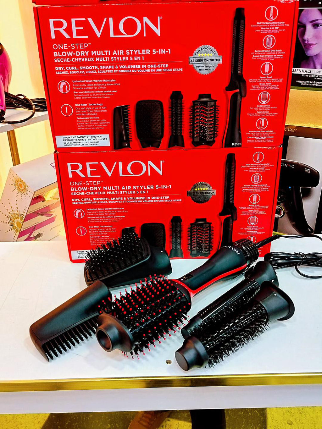 Brosse coiffante multi-usages Revlon One-Step 5 en 1