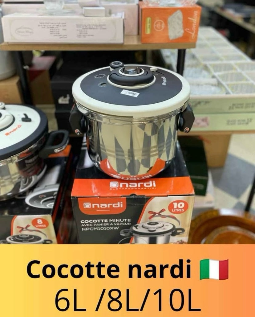 Cocotte Munitte Nardi 6L-8L-10L 18/10 inox original italienne