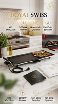 Plancha Electrique Royal Swiss 90cm/23cm