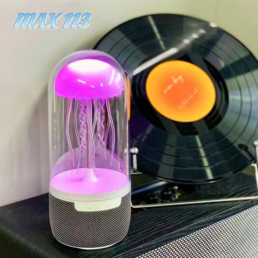 مكبر الصوت أومبلي مضيئ بشكل قنديل البحر صوت نقي وإضاءة ساحرة  MAX 113 –
